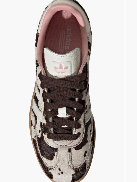 adidas Shoes - adidas Women's Sneaker in Cow-Print Brown, White & Pink